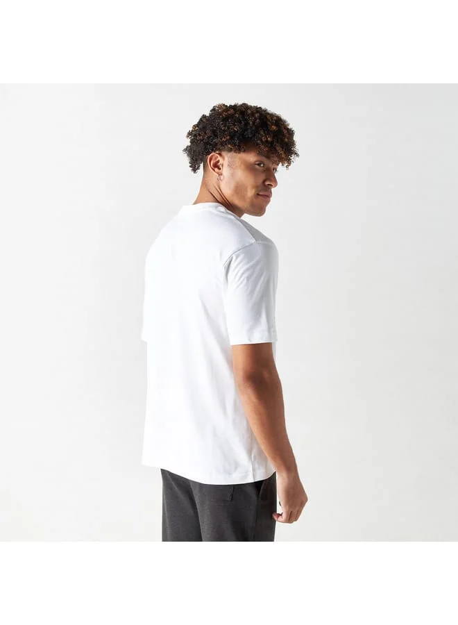 STARTER Starter Print Crew Neck T-shirt with Short Sleeves
