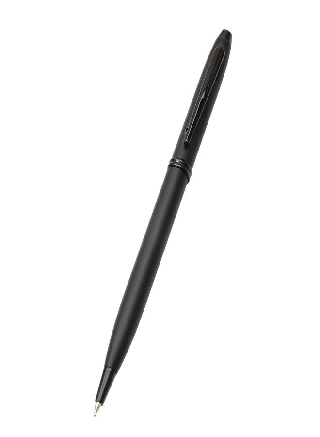 auteur 92 Iris Exclusive Matt Black Color Ballpen, Metal Body, Blue Ink, Twist Mechanism, Smooth Writing, Comfortable Grip, Gift Collection (Made In India) - Image 2