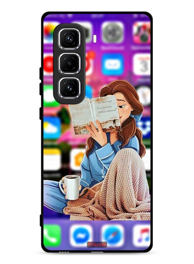 Tolwak Infinix Hot 50 Pro Plus 4G Protective Case Cover Reading  - Image 1