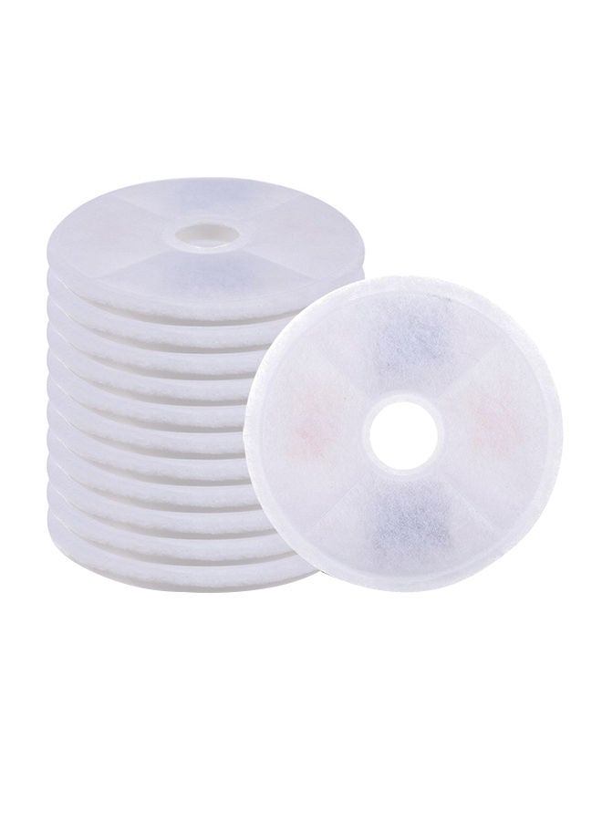 NIBEMINENT 12-Piece Water Fountain Replacement Filter White 14.9cm - Image 1