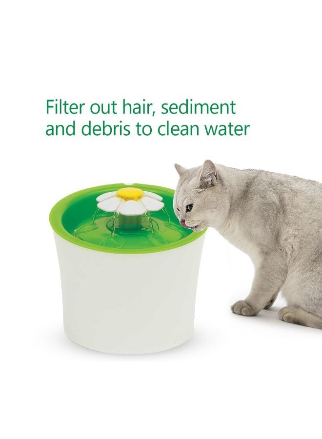 NIBEMINENT 12-Piece Water Fountain Replacement Filter White 14.9cm - Image 2