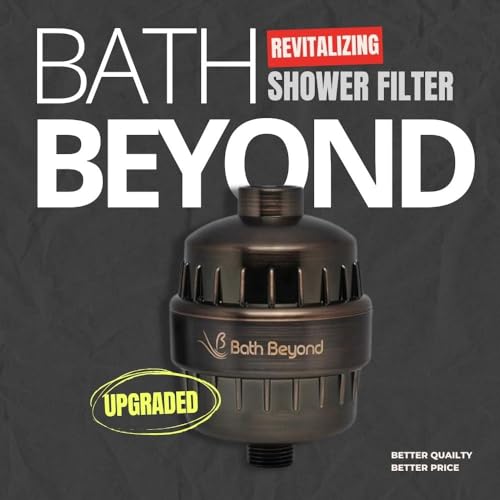 Bath Beyond Shower Filter Vitamin C 15 Stage High Output Water Filter With cartridge for Hard Water - Shower Head Filter Removes Chlorine Fluoride and Improves The Condition of Your Skin, Hair - Image 2