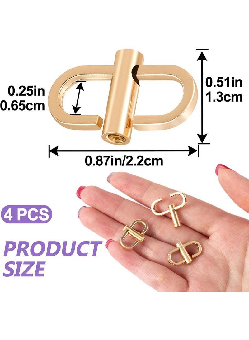 Adjustable Chain Strap Shortener with 360° Rotatable Clasp, Necklace and Purse Chain Length Extender, Durable Metal Strap Adjuster for Handbags, Jewelry Accessory Gift - Image 5