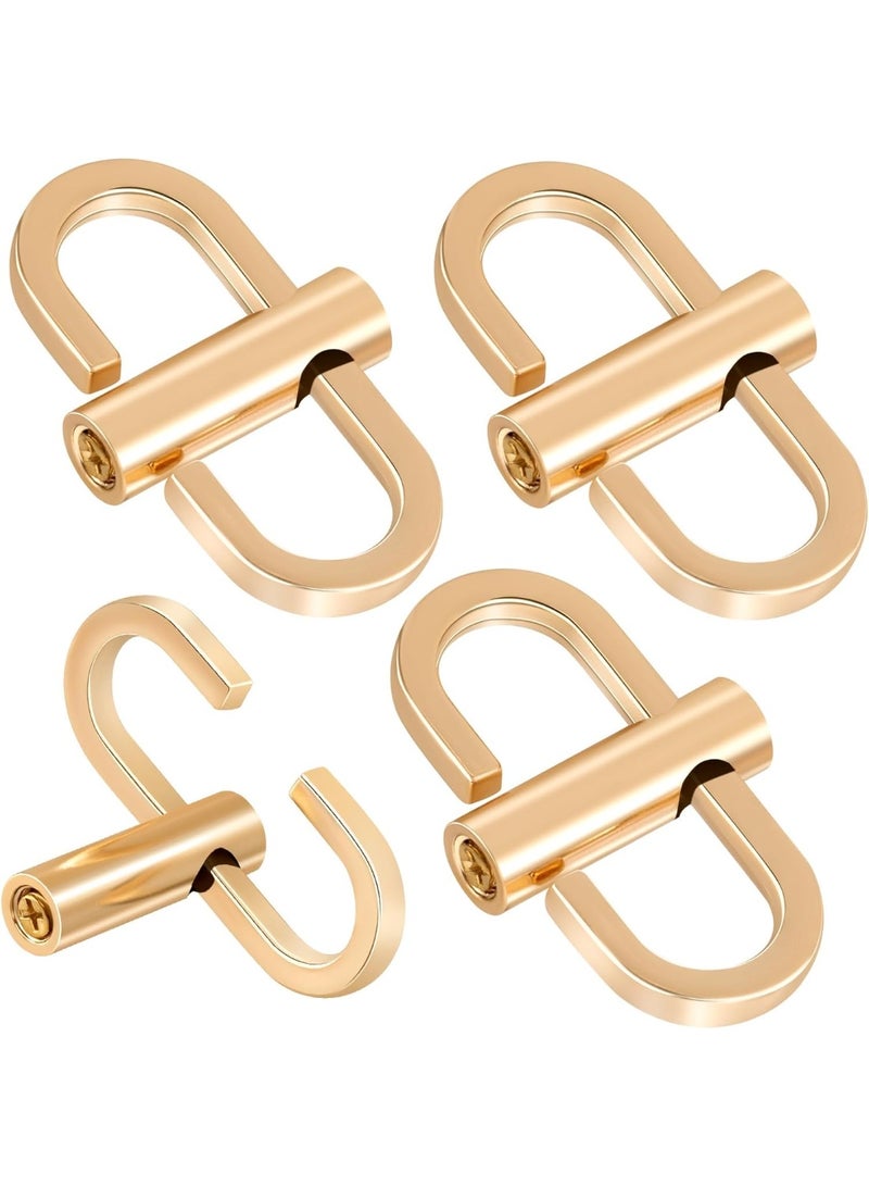 Adjustable Chain Strap Shortener with 360° Rotatable Clasp, Necklace and Purse Chain Length Extender, Durable Metal Strap Adjuster for Handbags, Jewelry Accessory Gift - Image 1