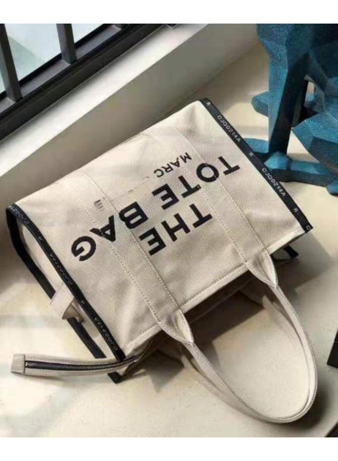 marc bag women canvas shopper bag the tote bag LARGE SIZE 42CM - Image 4