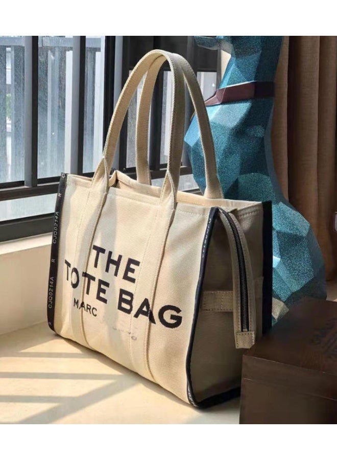 marc bag women canvas shopper bag the tote bag LARGE SIZE 42CM - Image 1