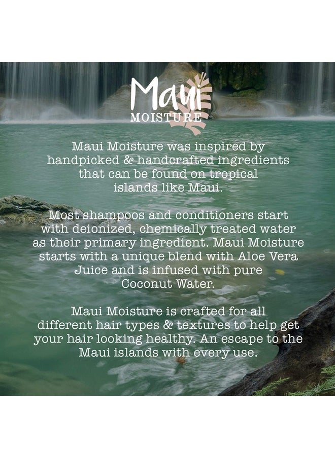 MAUI MOISTURE - Hair, Nourish & Moisture + Coconut Milk, Combing Cream For Dry Curly Hair, Silicone & Sulfate-Free Aloe Leave-In Conditioner Treatment To Detangle Hair, 8 Fl Oz (4067538) - Image 1