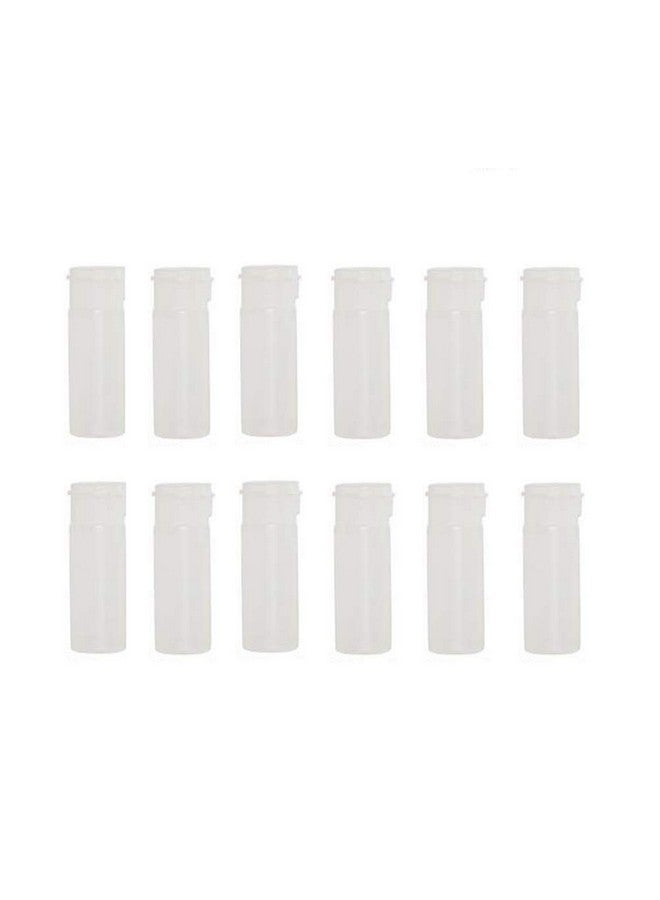 Elandy 12Pcs Empty Refillable Clear Plastic Sample Flip Cap Squeeze Bottle Container Pot Vials For Cosmetic Makeup Emollient Water Lotion Shower Gel Emulsion Liquid(12Ml 0.4Oz) - Image 1