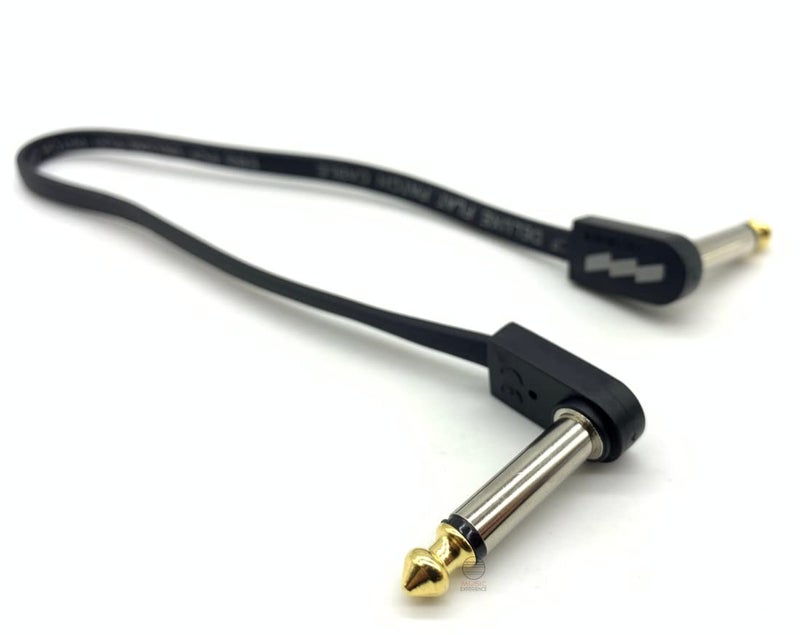EBS PCF-DL28 Deluxe Flat Patch Cable - 28 Centimeter, Angle-Angle - Image 1