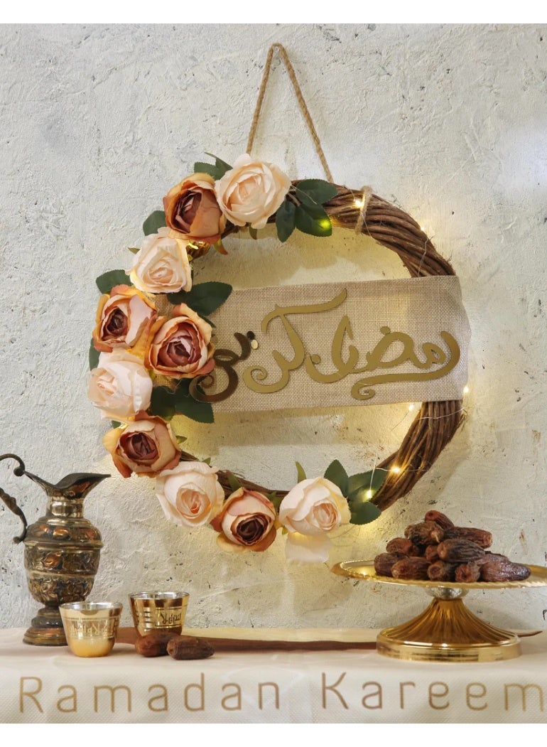 light Wreath for Ramadan (side)