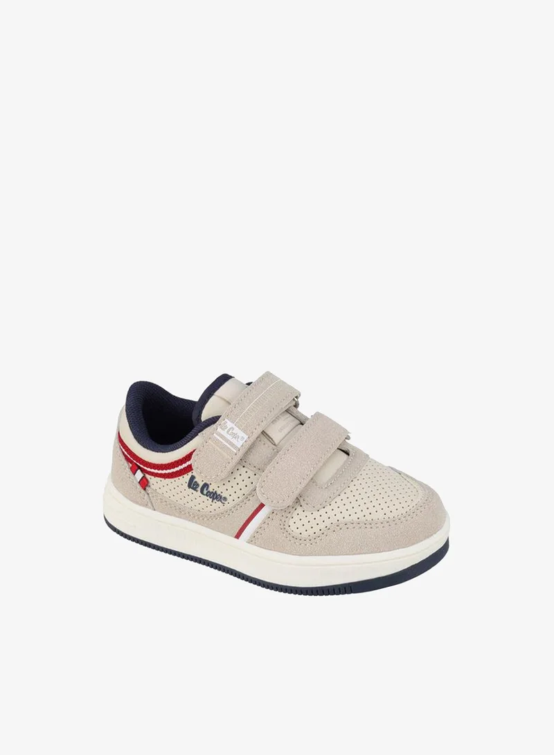 لي كوبر Boys Hook & Loop Ankle School Sneakers