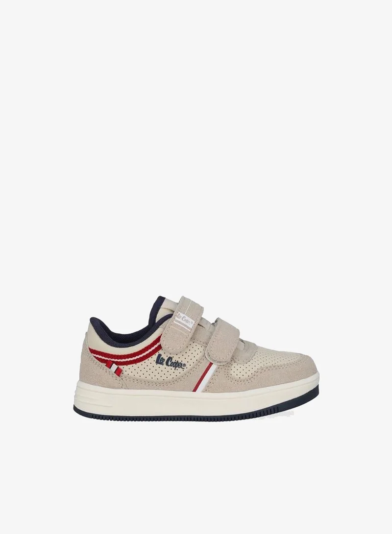 لي كوبر Boys Hook & Loop Ankle School Sneakers