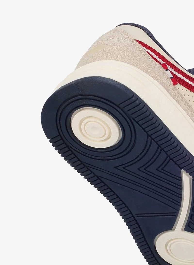 Lee Cooper BEIGE Boys Hook & Loop Ankle School Sneakers for Men | Best Price UAE