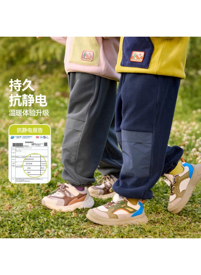 Doodle Home kids' Fleece Pants, Boys' Casual Trousers, Girls' Sportswear, Autumn Baby Long Pants - Image 3
