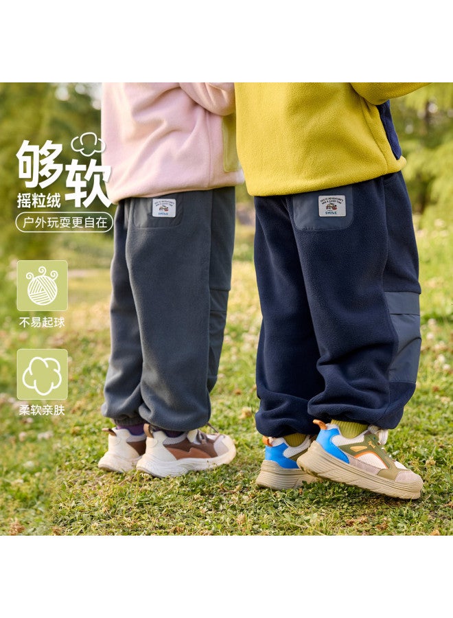 Doodle Home kids' Fleece Pants, Boys' Casual Trousers, Girls' Sportswear, Autumn Baby Long Pants - Image 5