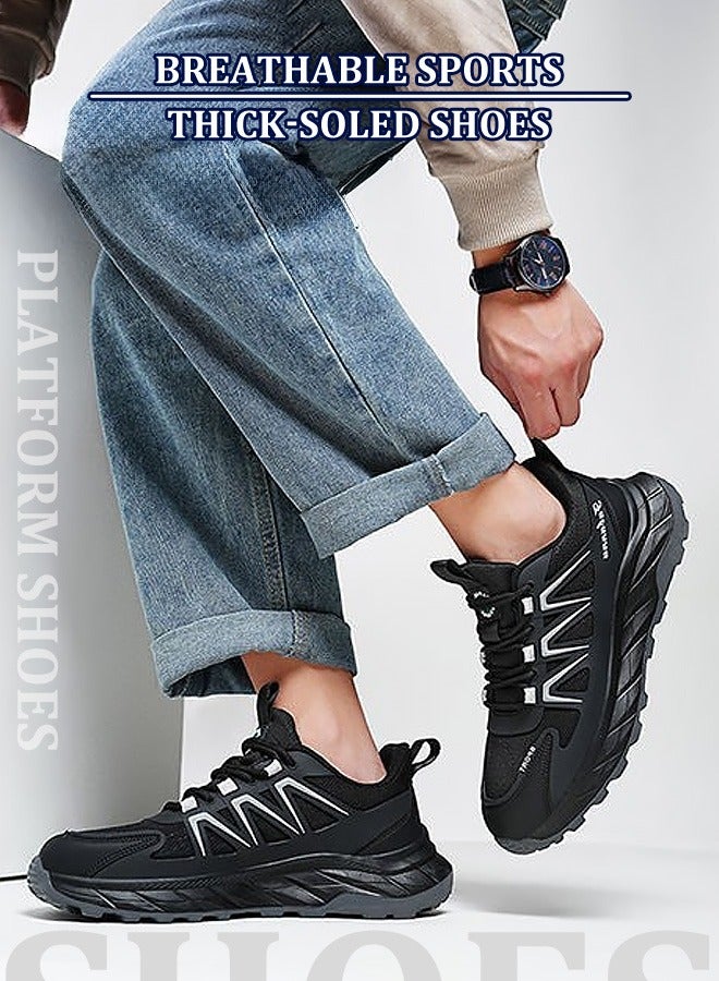 Men's Durable and Anti-slip Sports Shoes | Comfortable Soft-soled Versatile Running and Travel Mesh Shoes  - Image 3