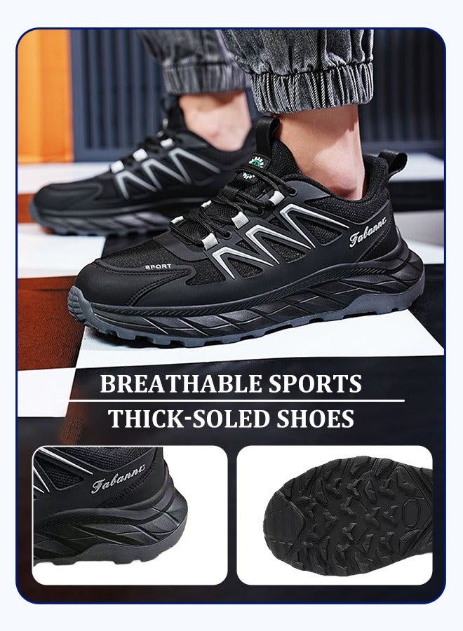 Men's Durable and Anti-slip Sports Shoes | Comfortable Soft-soled Versatile Running and Travel Mesh Shoes  - Image 4