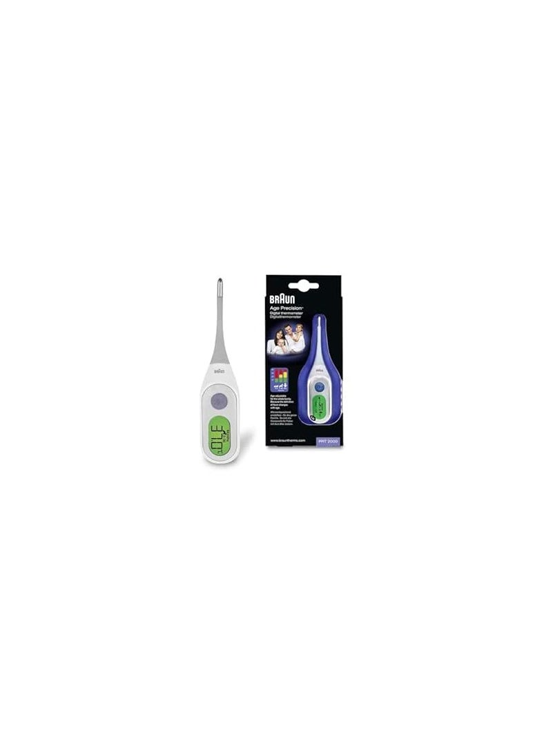 BRAUN Highly Accurate Digital Age Precision Thermometer With Fever Alarm Color Coded LCD  - Image 2