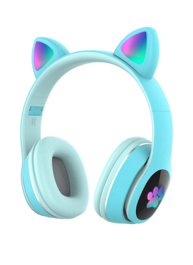 Geneaire Cat Ear Over-Ear Headset L400 Blue  - Image 1