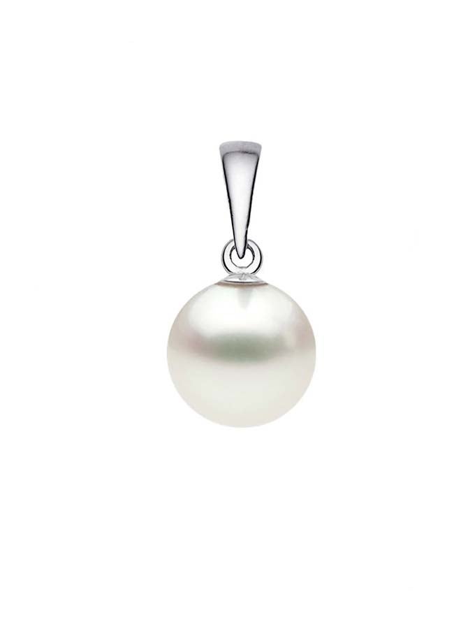 White Freshwater Pearl Necklace - Sterling Silver  - Image 1