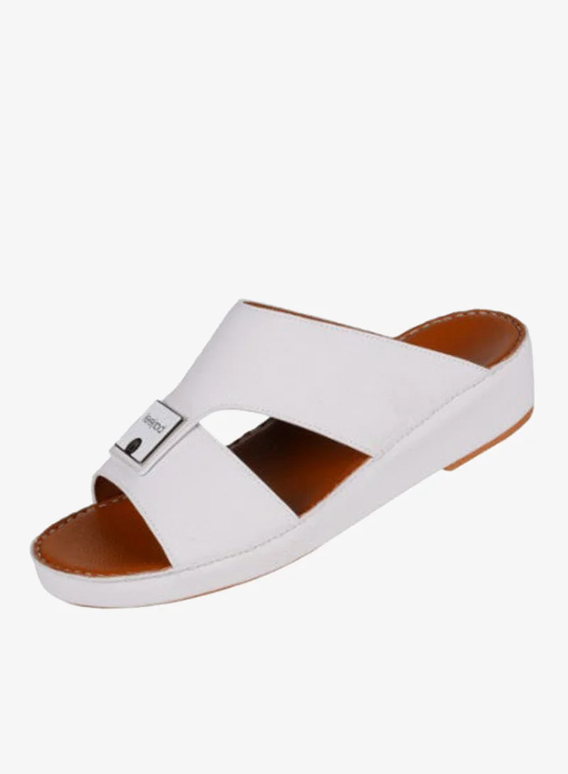 008-3731 Barjeel Uno Men Arabic Sandals BS 23 White