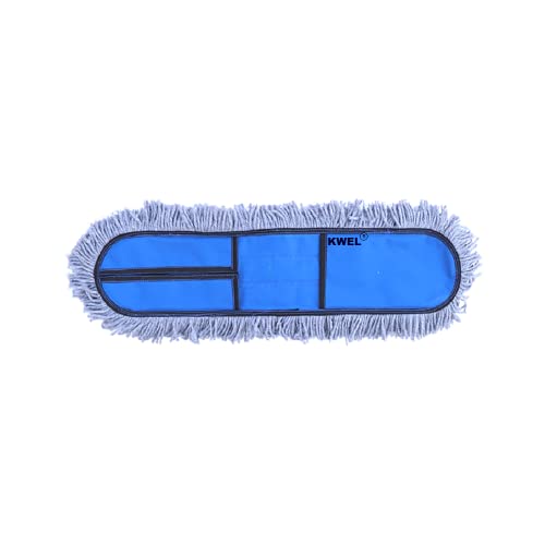 KWEL Plastic Dry Floor Mop Refill for Cleaning Living Room Office Suitable for All Types of Floor (Multicolour, 24 Inch) - Image 1