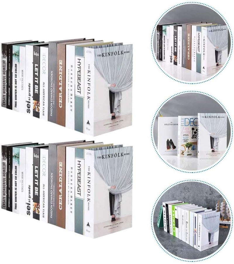 صندوقان مزخرفان للكتب بنمط خريطة العالم، صندوق كتاب عتيق غير مرئي، دعائم تصوير إبداعية (نمط عشوائي) - Image 5