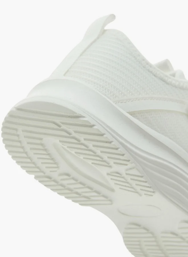 Dash Boys Panelled Sports Shoes with Hook and Loop Closure
