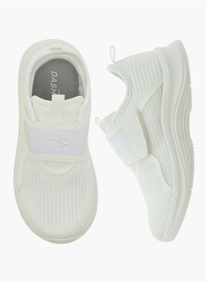 داش Boys Panelled Sports Shoes with Hook and Loop Closure