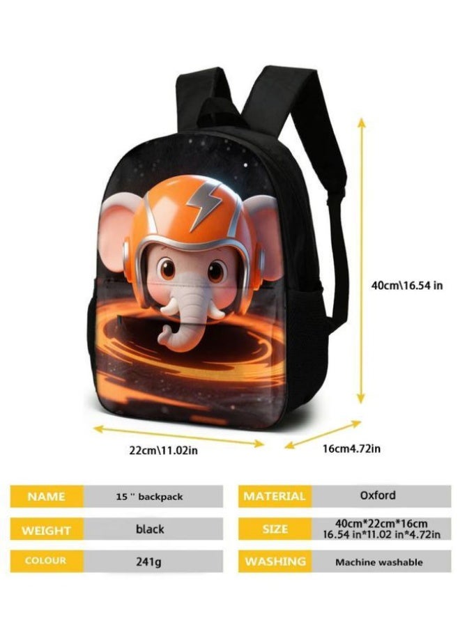Bright Li Fire Unlock the new fashion of childish fun! Three-piece set of bags, cartoon elements for children and teenagers (students, children, friends' outings, mountain climbing, schooling, etc. can be used) - 18 - Image 5