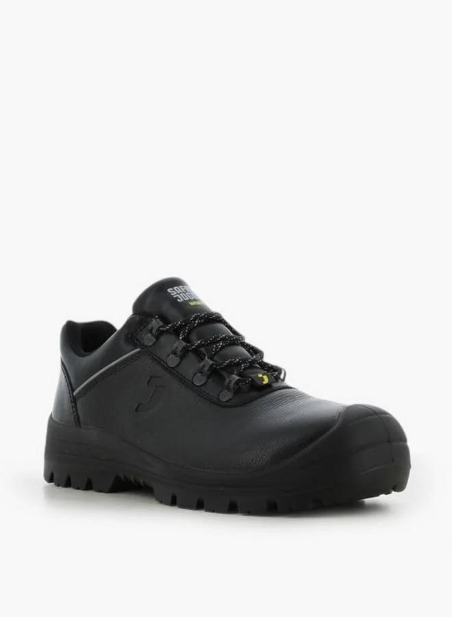 SJ Men Low Safety Leather Shoes
