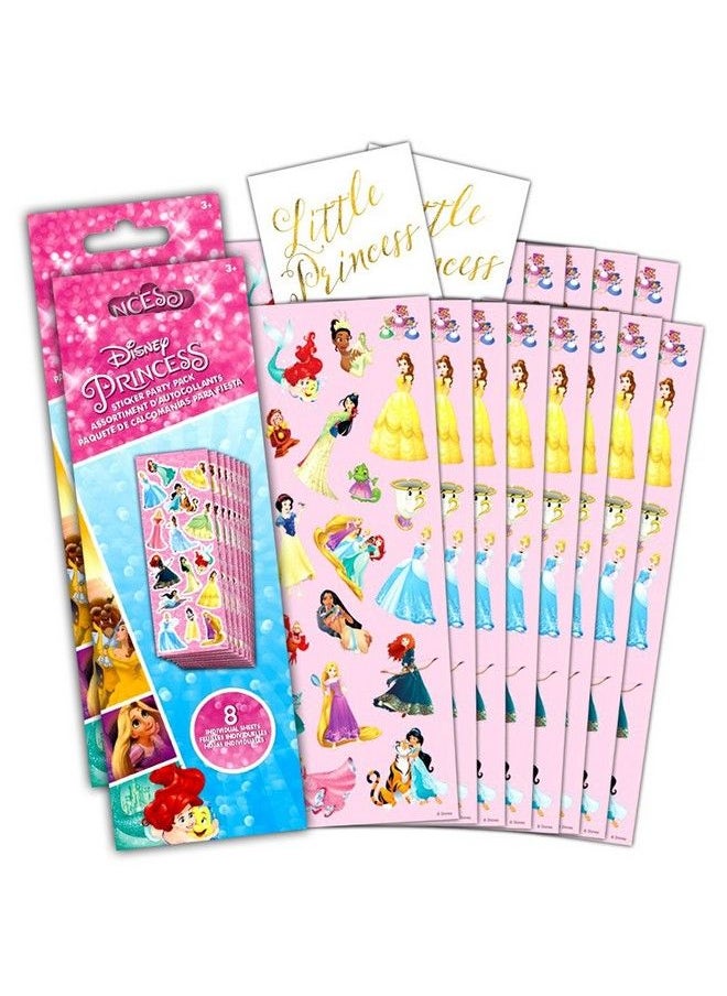 Disney Studios - Disney Princess Stickers Party Favor Pack ~ 240+ Princess Stickers 16 Party Favor Sheets - Image 1