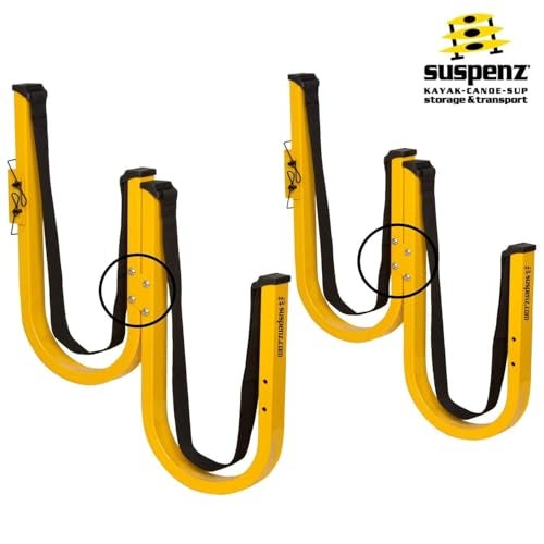 Suspenz Stand Up Paddle Board Expansion Plates to Make a Double Wall Storage Rack for Hanging 2 SUPs and Surfboards (31-5503) - Image 2