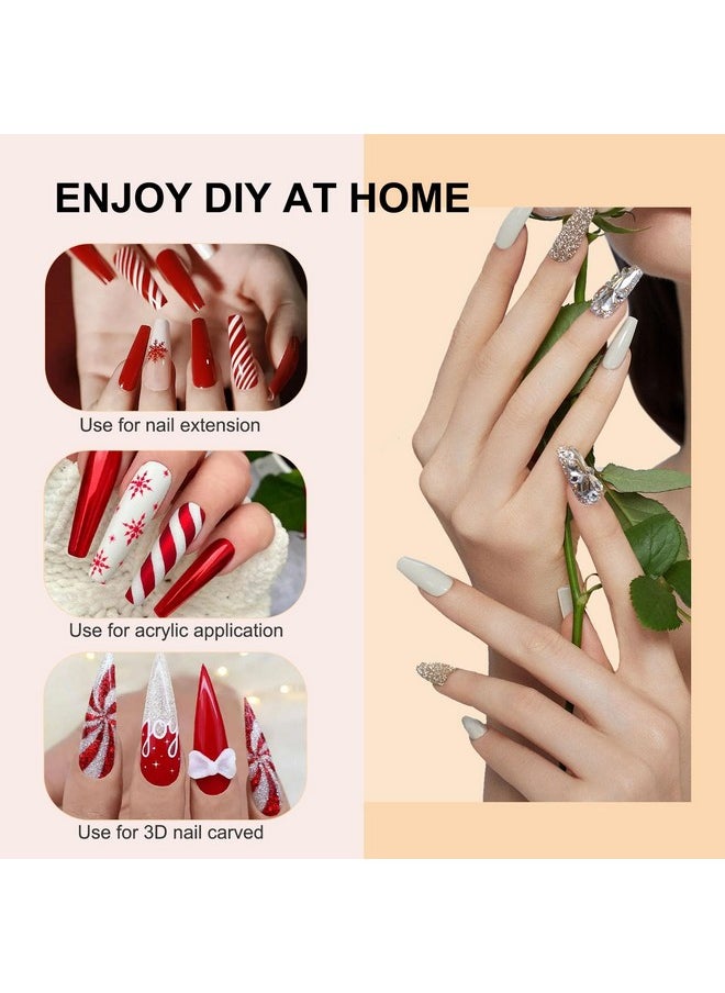 ZoCCee - Acrylic Nail Brush Zoccee 100% Kolinsky Nail Brushes For Acrylic Application Acrylic Powder Brush For Nail Art Nail Brush Acrylic For Professional Manicure Diy Home Salon (10 Gradient) - Image 1