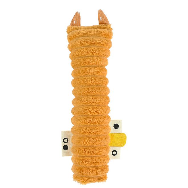 Trixie Mr. Fox Squeaker Toy for Babies, Soft Cotton & Polyester, Brown, Squeeze Sound, 4x19x4.5cm - Image 2