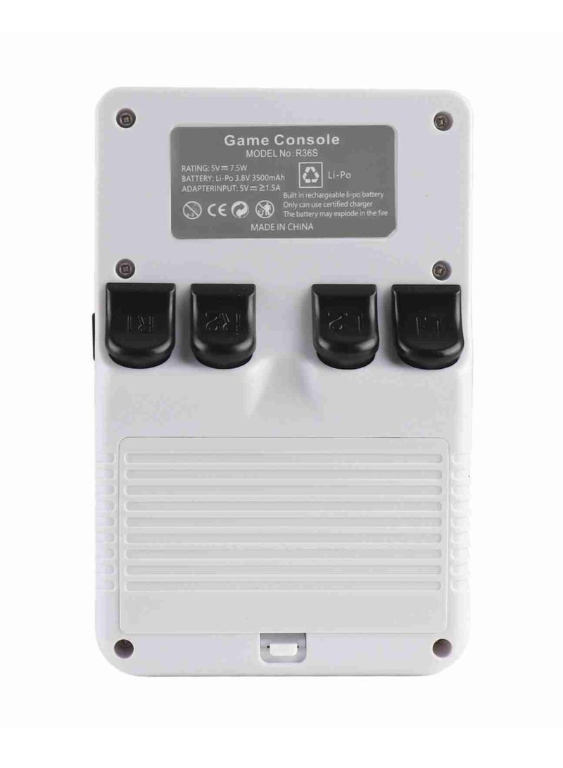 Retro Handheld Game Console 3.5inch 640x480 HD Screen Portable Handheld Video Game Console White - Image 3