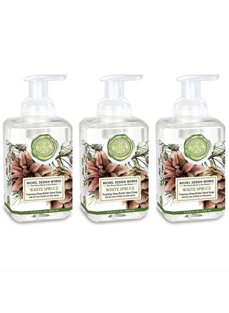 Michel Design Works Michel Design Works Foaming Hand Soap 178Fluid Ounce White Spruce 3PACK 