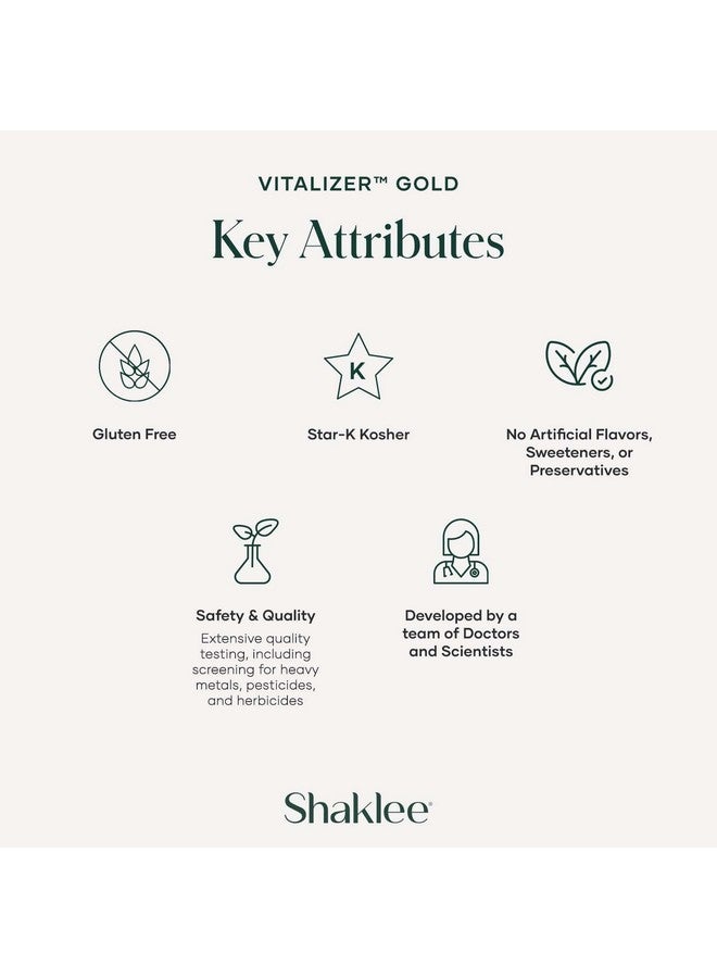 شاكلي Shaklee - Vitalizer™ Gold: تغذية متقدمة للبالغين فوق سن الخمسين - الفيتامينات والمعادن والمغذيات النباتية وأحماض أوميجا 3 والبروبيوتيك والمزيد - اشعر بصحة أفضل كل يوم - 30 شريط Vita-Strips® - Image 5