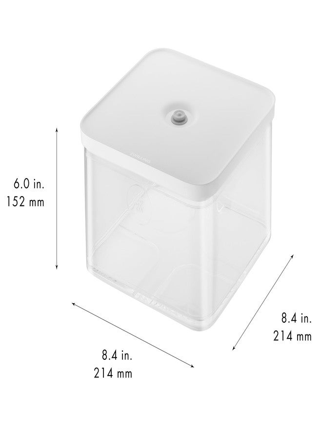 ZWILLING Fresh & Save Cube Box, Plastic, Airtight Dry Food Storage Container, Large Tall Cube, 2L Container, 4.2-qt - Image 2