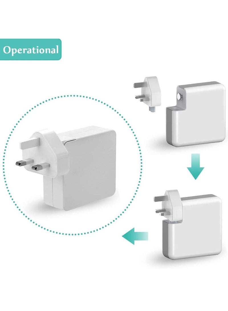 Plug Adapter for MacBook Wall Adapter AC Plug Power Adapter Plug  - Image 2