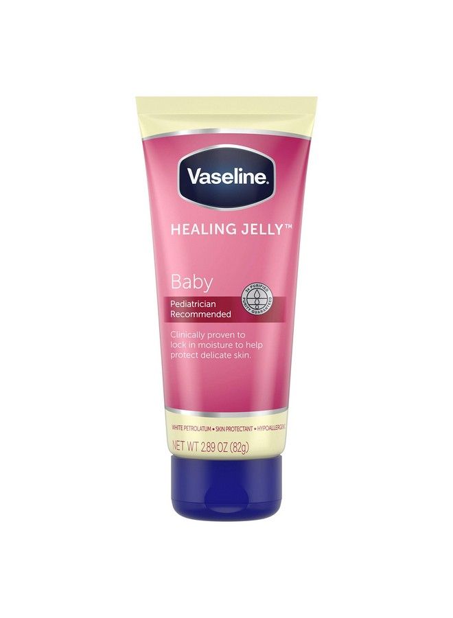 Vaseline هلام البترول الشافي لعلاج طفح الحفاضات، مرطب للأطفال، واقي للبشرة مضاد للحساسية، 2.89 أونصة - Image 2