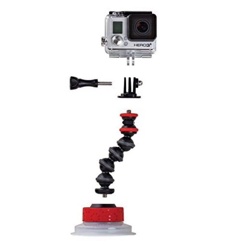 JOBY كوب شفط JOBY مع ذراع GorillaPod لكاميرا GoPro HERO6 Black، GoPro HERO5 Black، GoPro HERO5 Session، Contour وكاميرا سوني أكشن - Image 3