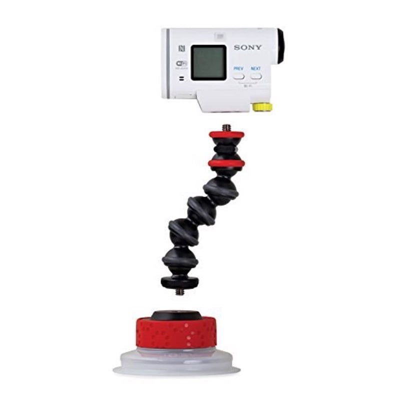 JOBY كوب شفط JOBY مع ذراع GorillaPod لكاميرا GoPro HERO6 Black، GoPro HERO5 Black، GoPro HERO5 Session، Contour وكاميرا سوني أكشن - Image 2