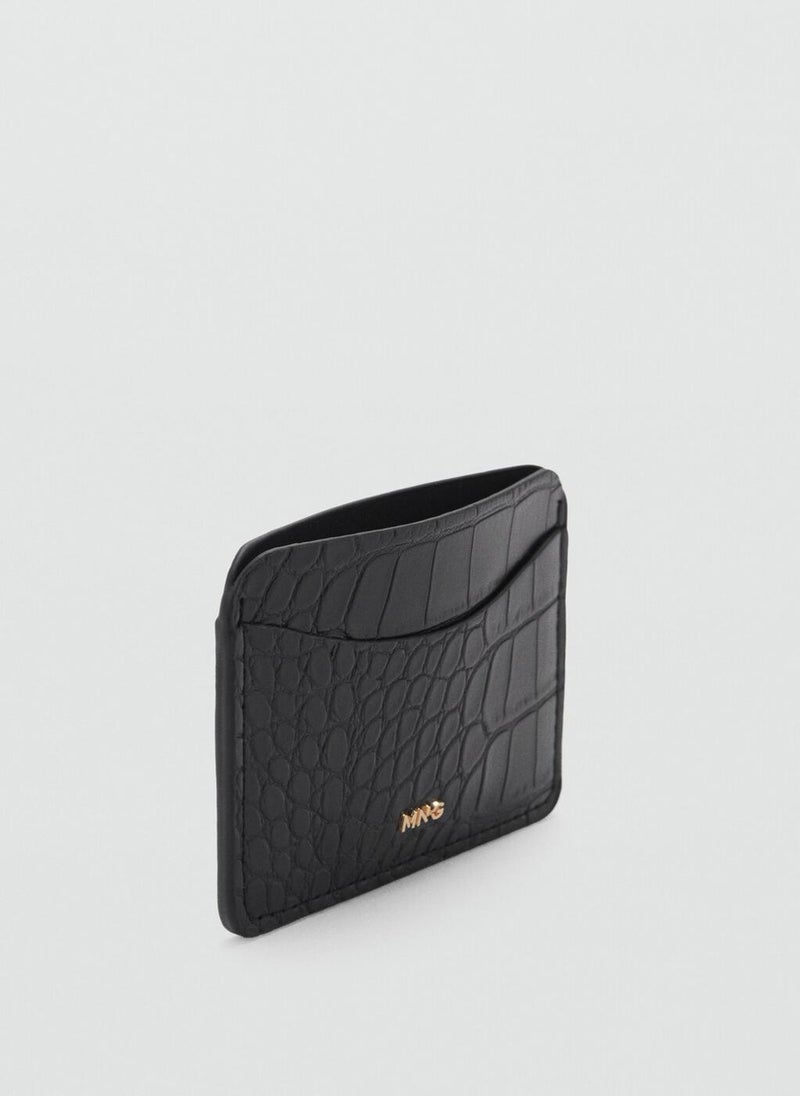 MANGO Croc-Effect Cardholder  - Image 2