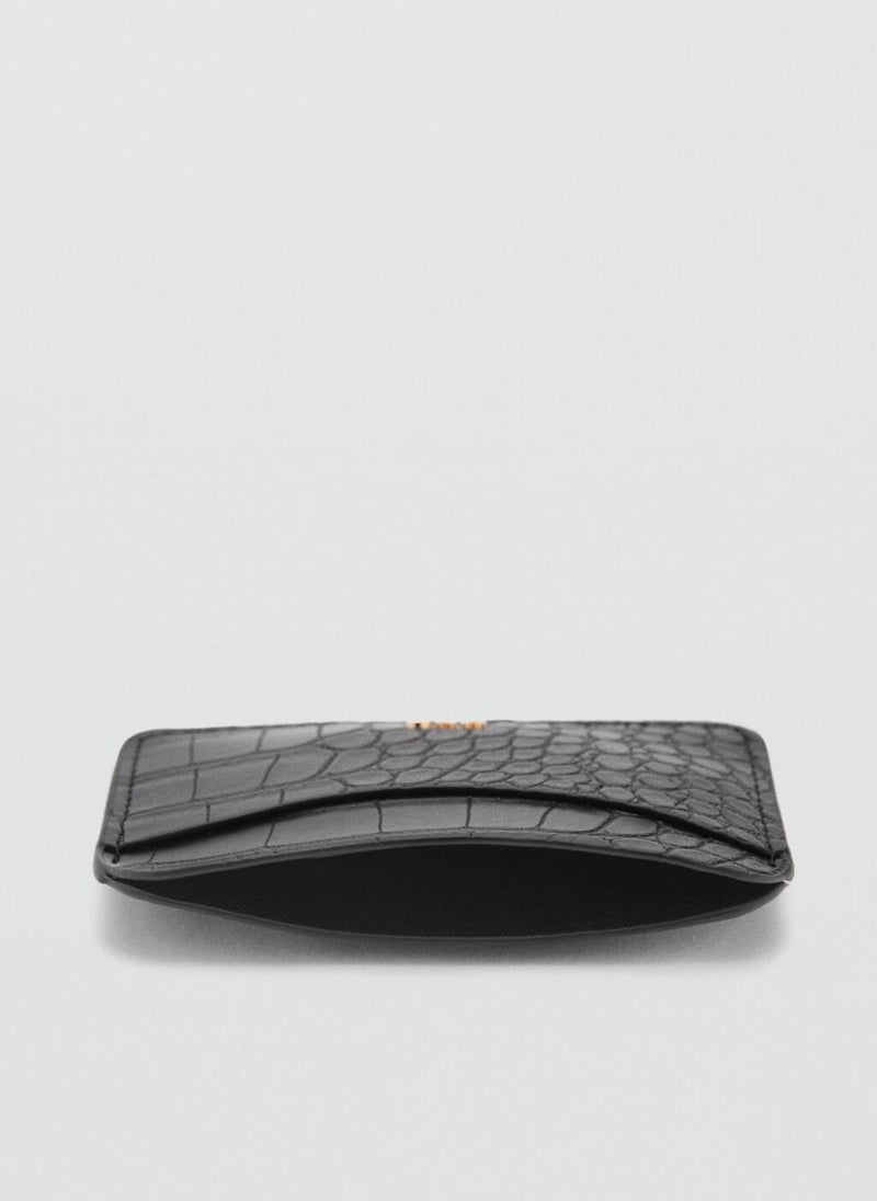 MANGO Croc-Effect Cardholder  - Image 3