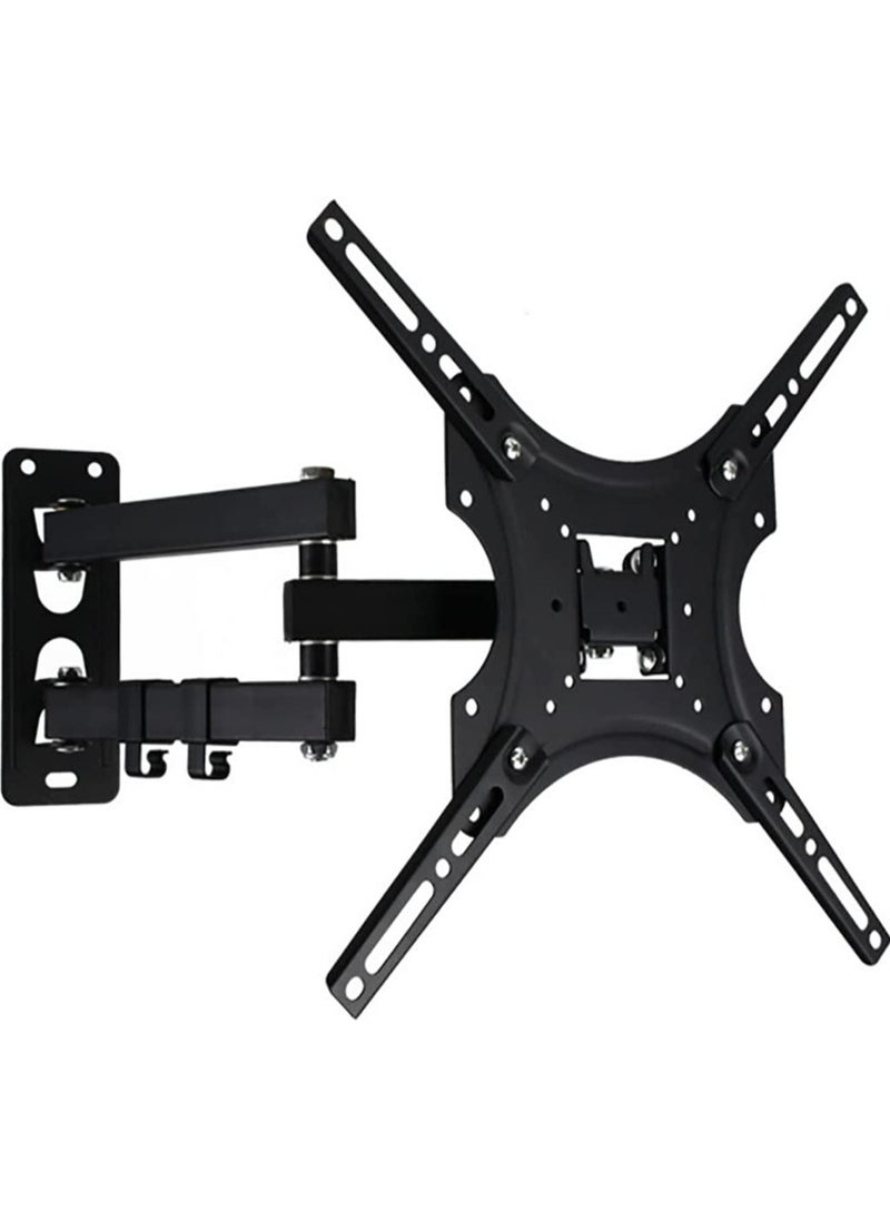 ELTRAZONE Tilt & Swivel TV Wall Mount - Heavy Duty Steel Bracket for 32-55" LED, LCD, Flat & Curved TVs, 70 lbs Capacity, VESA 400x400, RM-400  - Image 1