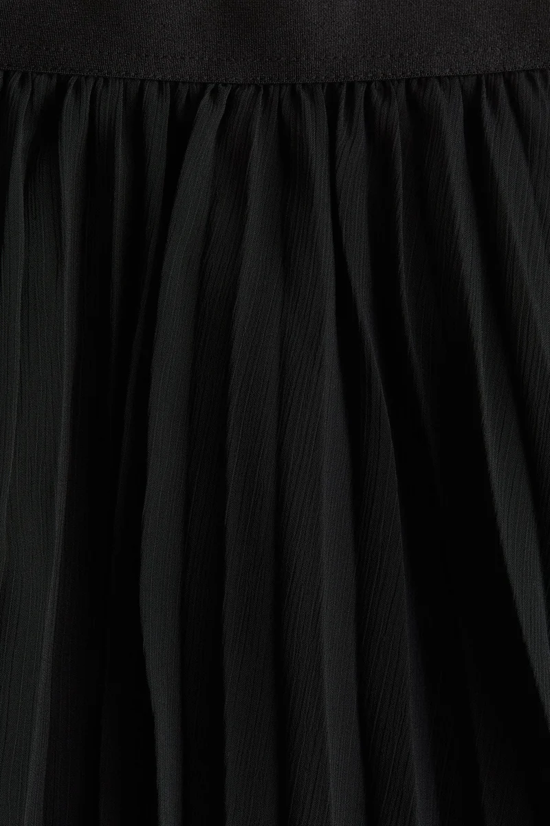 H&M Plissé Chiffon Skirt