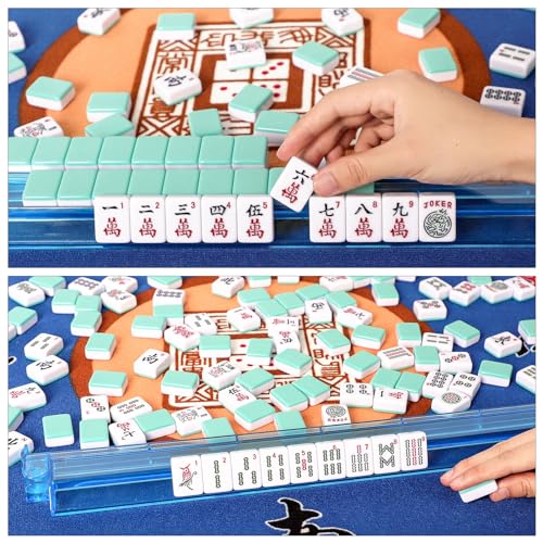 GUSTARIA American Mahjong Tiles (1.2”,Tiles Only), 166 American Mahjong Tiles with Light Green Color - Image 4