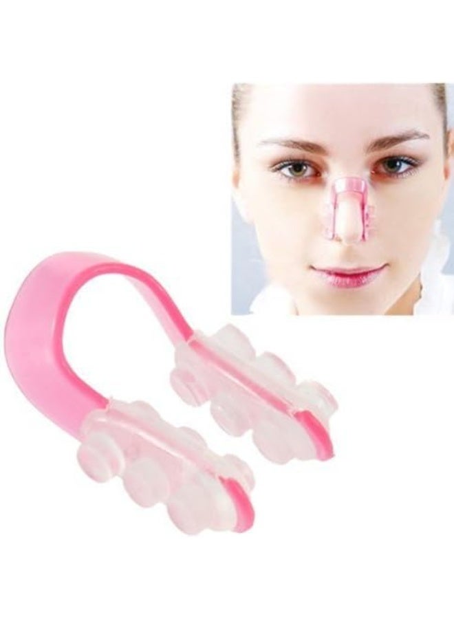 Magic Nose up Nose Shaping Clip Nose Shaper Lifting Bridge Straightening Nose Clipper Pink - Image 2