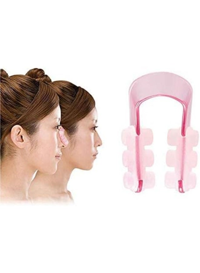 Magic Nose up Nose Shaping Clip Nose Shaper Lifting Bridge Straightening Nose Clipper Pink - Image 4